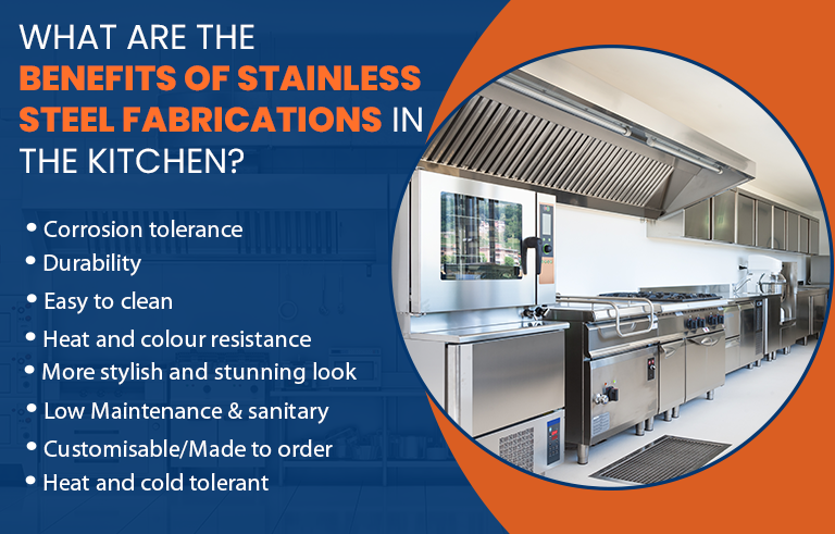 benefits of stainless steel fabrications in the kitchen