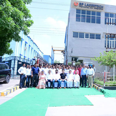 “Deputy Chief Minister Shri Dushyant Chautala Ji Visits R P Lasertech: A Celebration of Excellence and Innovation”